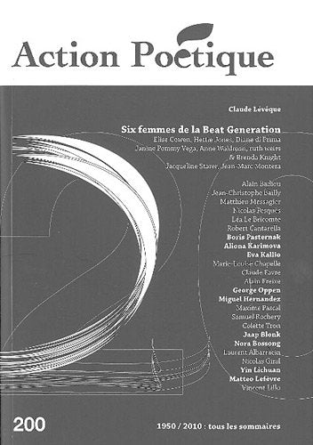 Action Poétique, N° 200 : Six femmes de la Beat Generation book