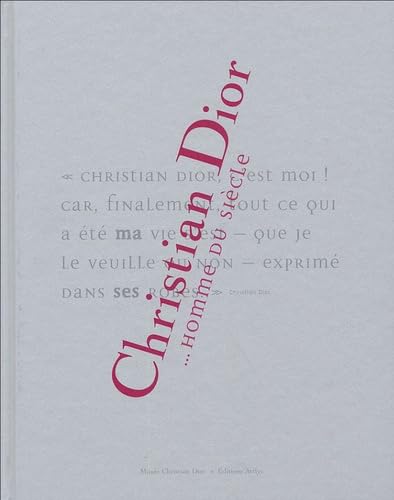 christian dior ...homme du siecle Books