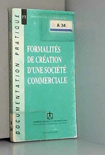Formalités de création d'une société commerciale Books