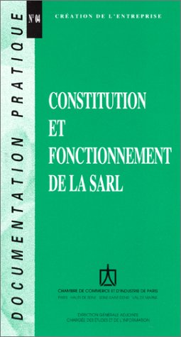 Constitution et fonctionnement de la SARL book