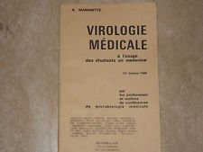 Virologie médicale : à l'usage des étudiants en médecine (A l'usage des étudiants) Books