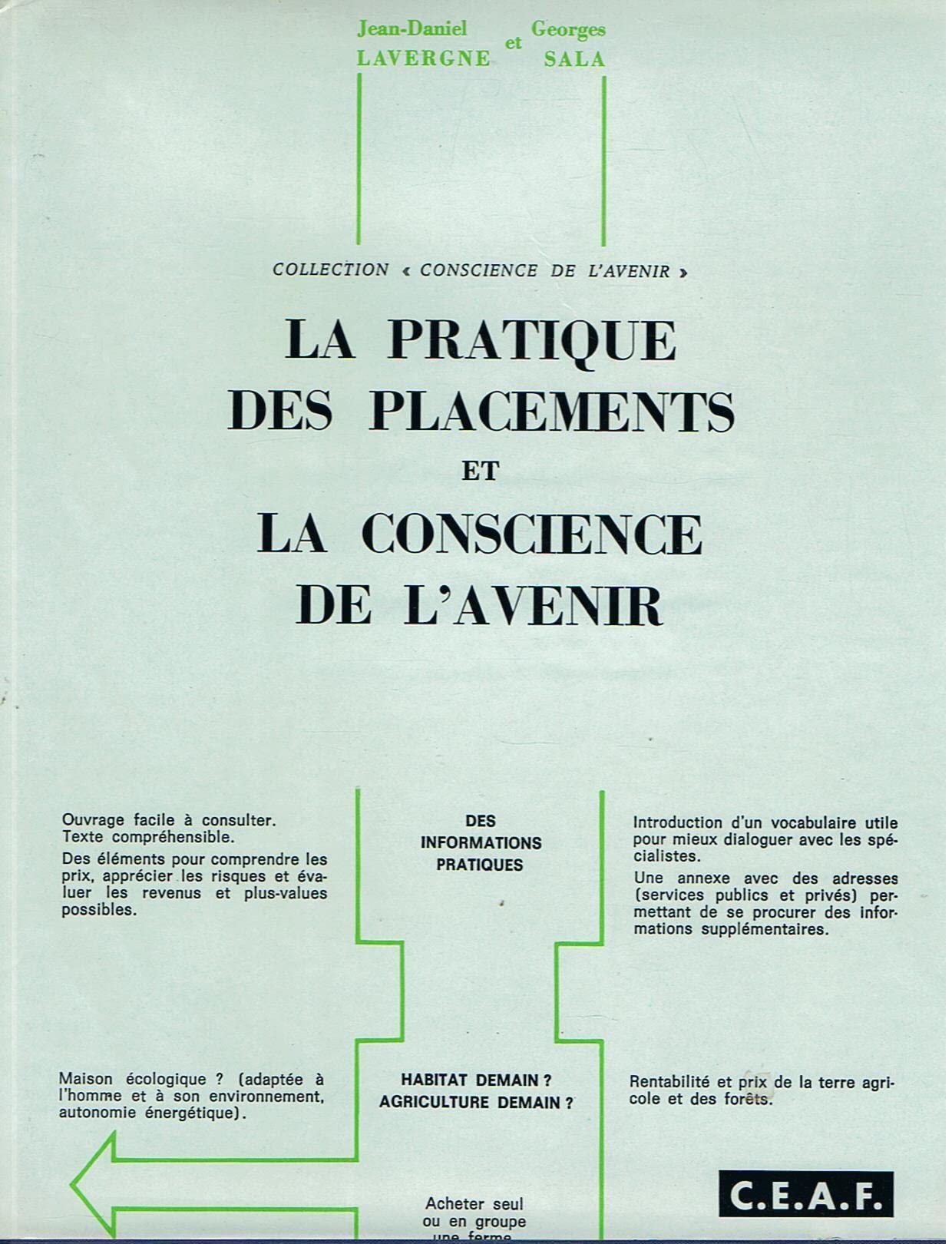 La Pratique des placements et la conscience de l'avenir book