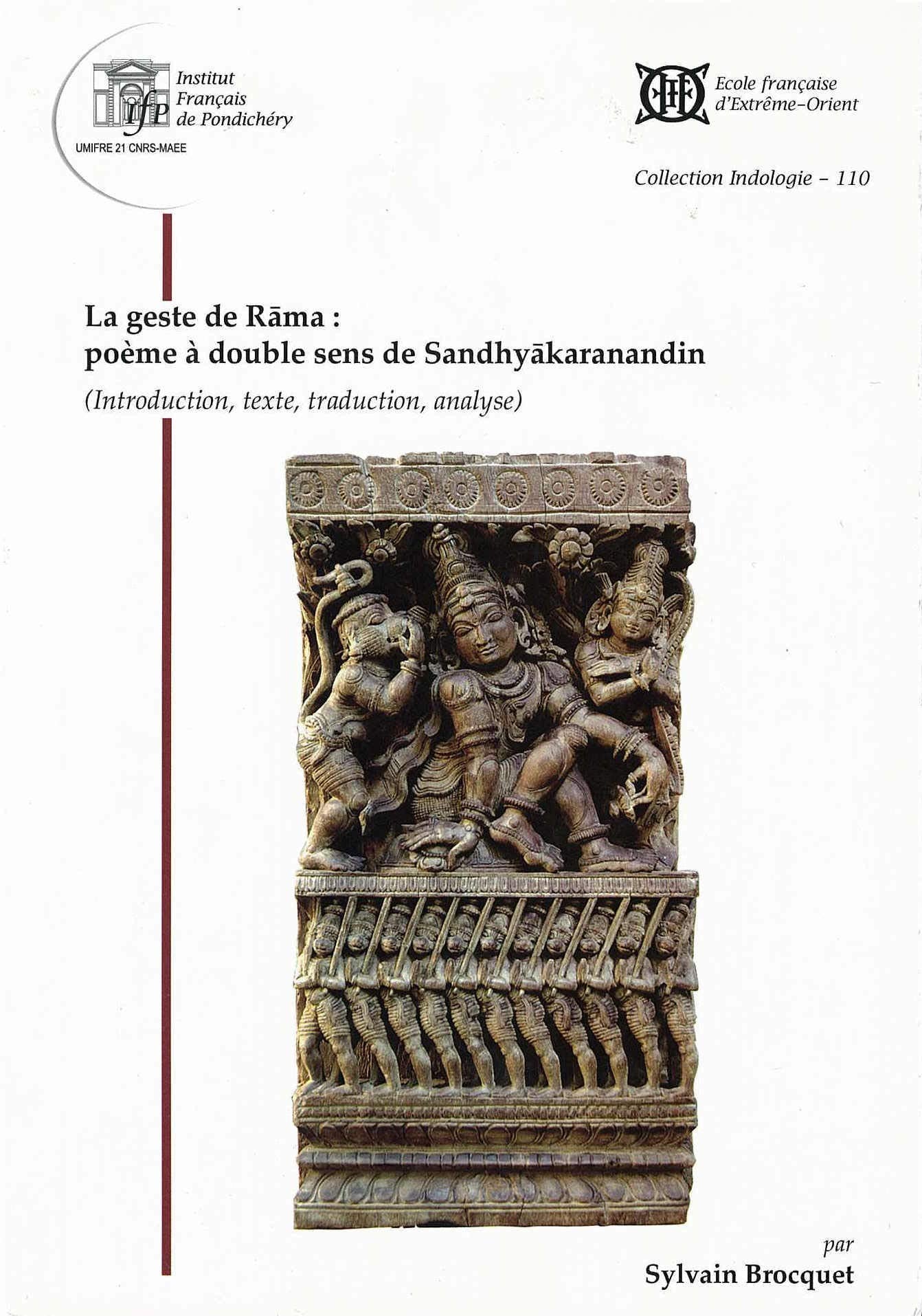 La geste de Rama : poème à double sens de Sandhyakaranandin Books