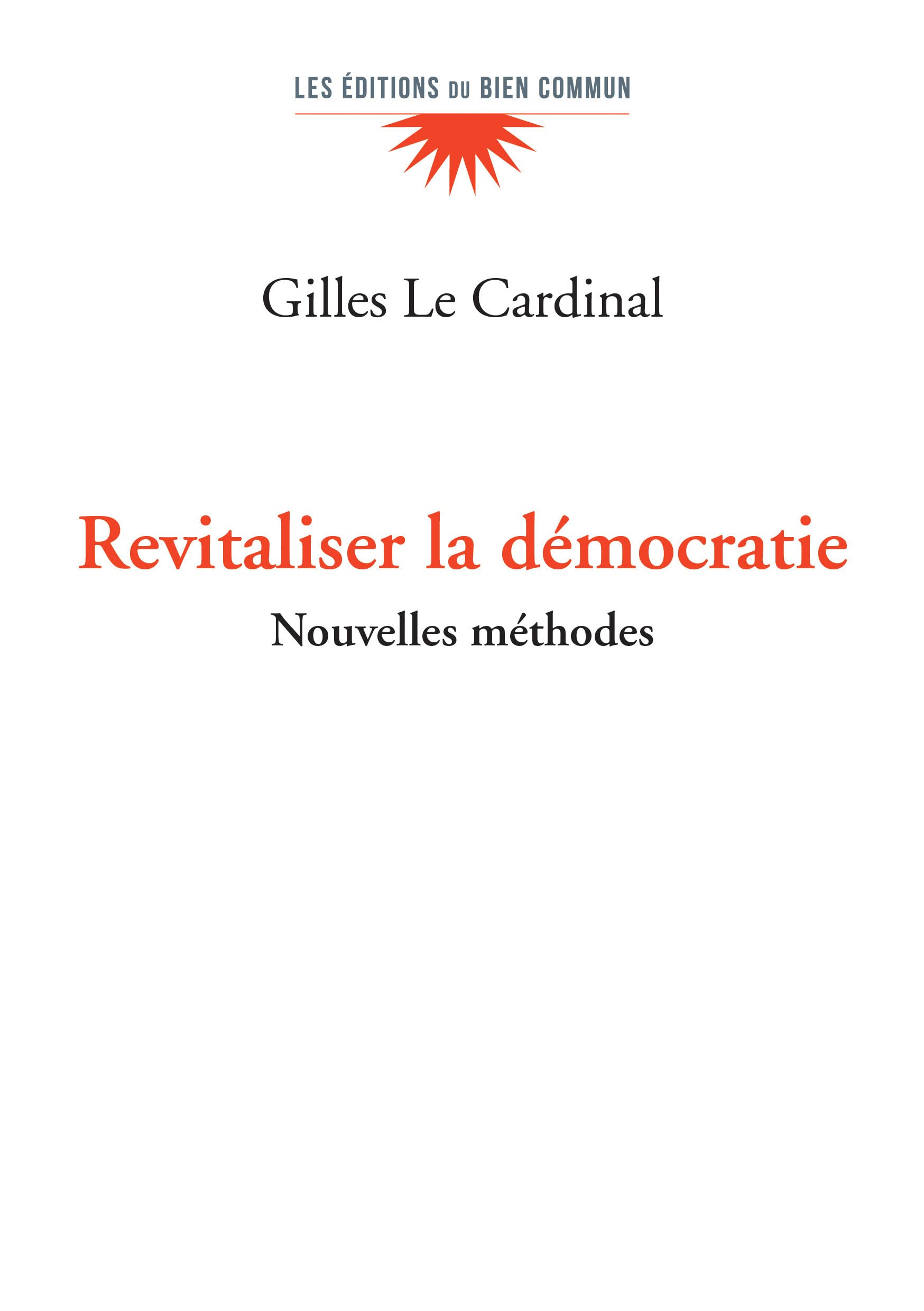 Revitaliser la démocratie. Nouvelles approches book