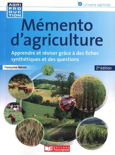 Mémento d'agriculture, fiches de révision et d'entrainement book