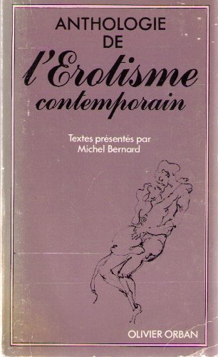 Anthologie de l'Erotisme contemporain book