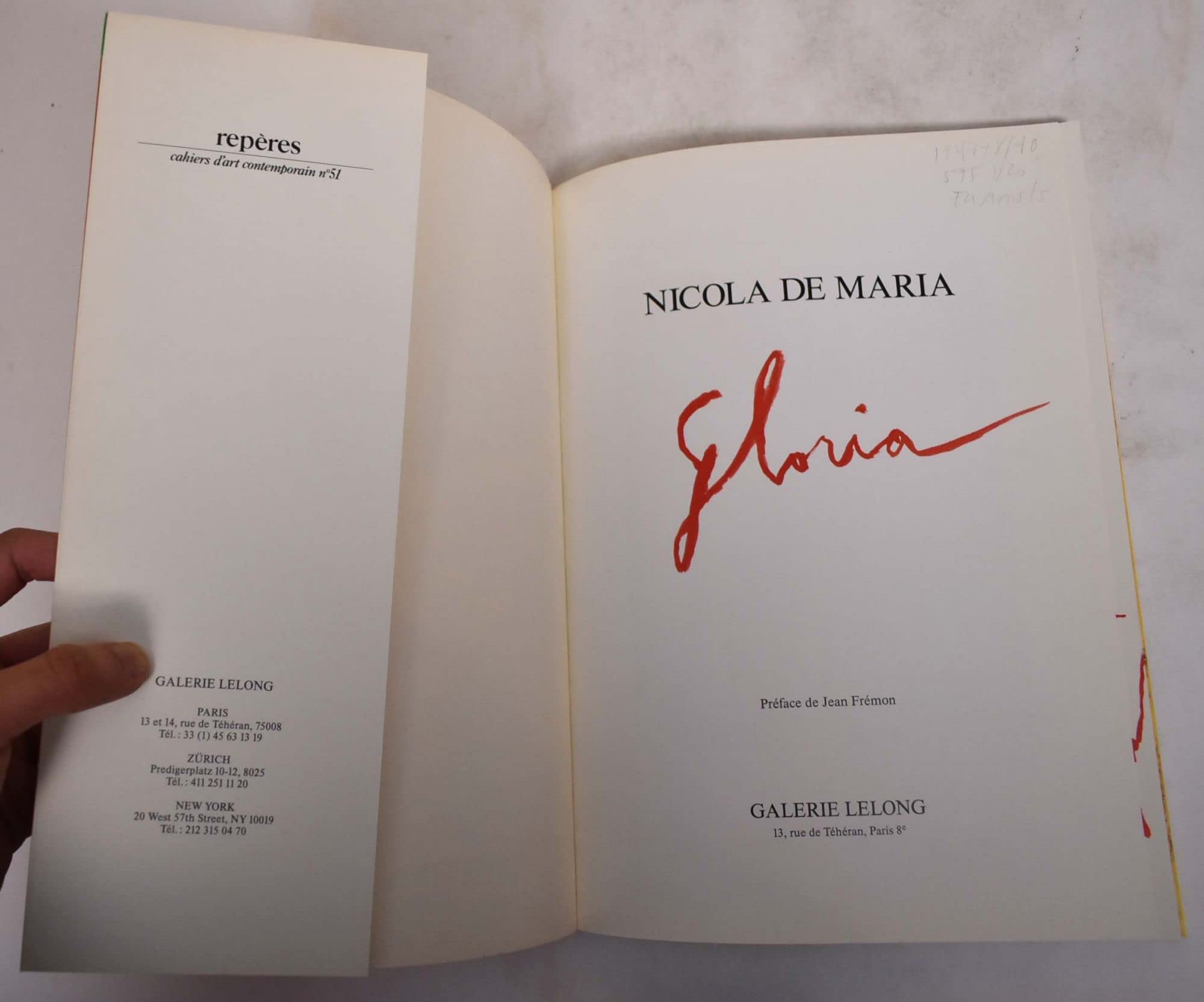 Nicola De Maria : Gloria Books
