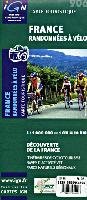 IGN Karte, Carte touristique France, Randonées à vélo: Decouverte de la France. Itinéraires de cyclotourisme, Bases d' activité VTT, Parcs Naturels Régionaux Hiking & Cycling Books