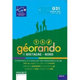 Géorando Bretagne-Nord : préparez et visualisez vos randonnées en 3D book