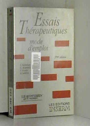 ESSAIS THERAPEUTIQUES.: Mode d'emploi, seconde édition book