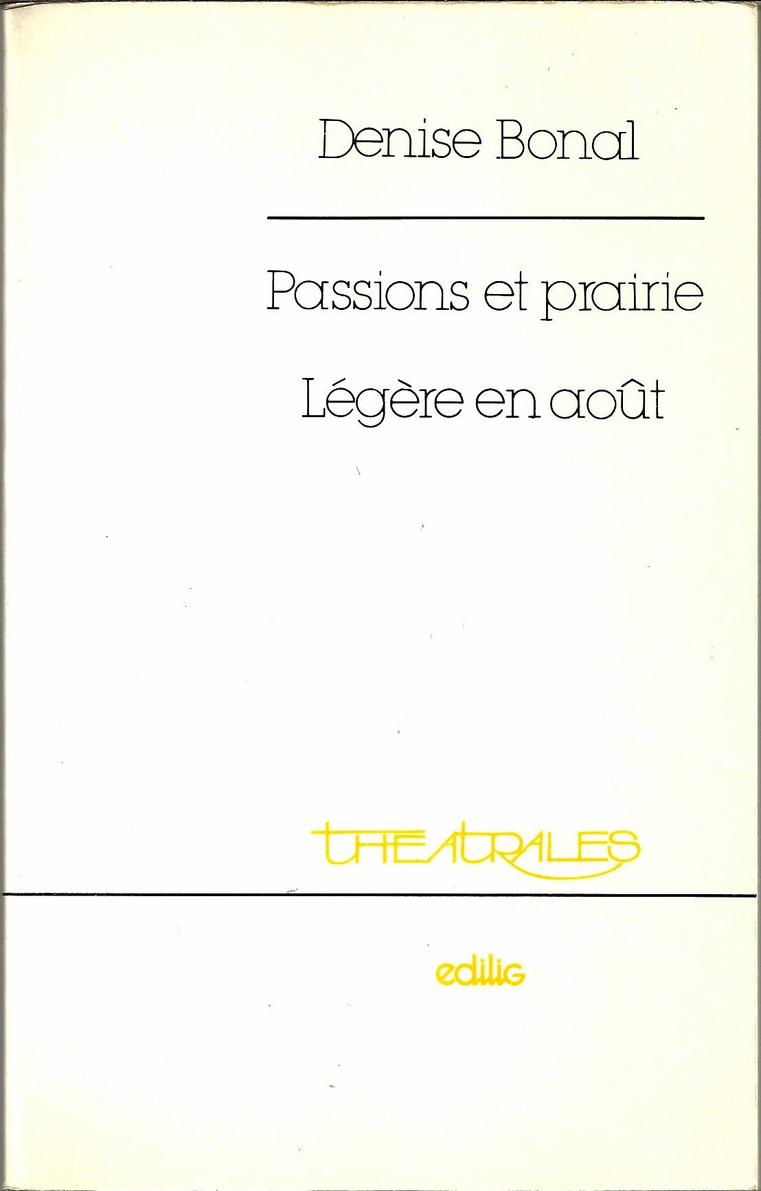 Passions et prairie - légère en août book