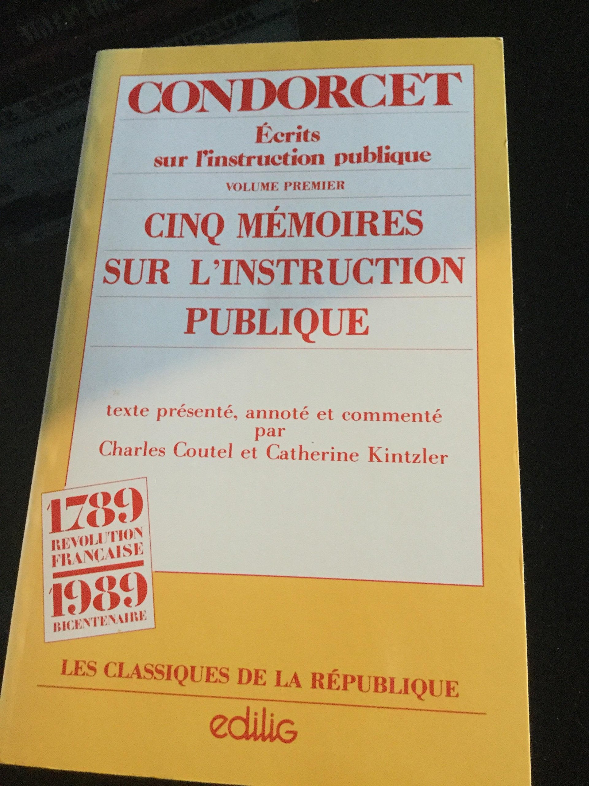 Ecrits sur l'instruction publique book