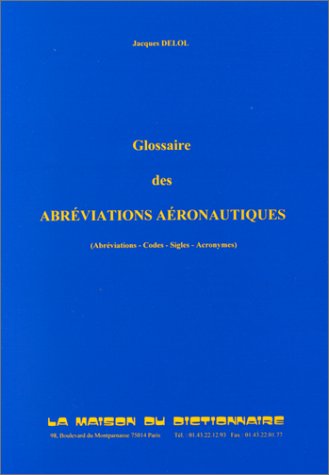 Glossaire des abréviations aéronautiques Books