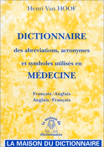 GLOSSAIRE DES ABREVIATIONS AERONAUTIQUES: Français-anglais Medicine