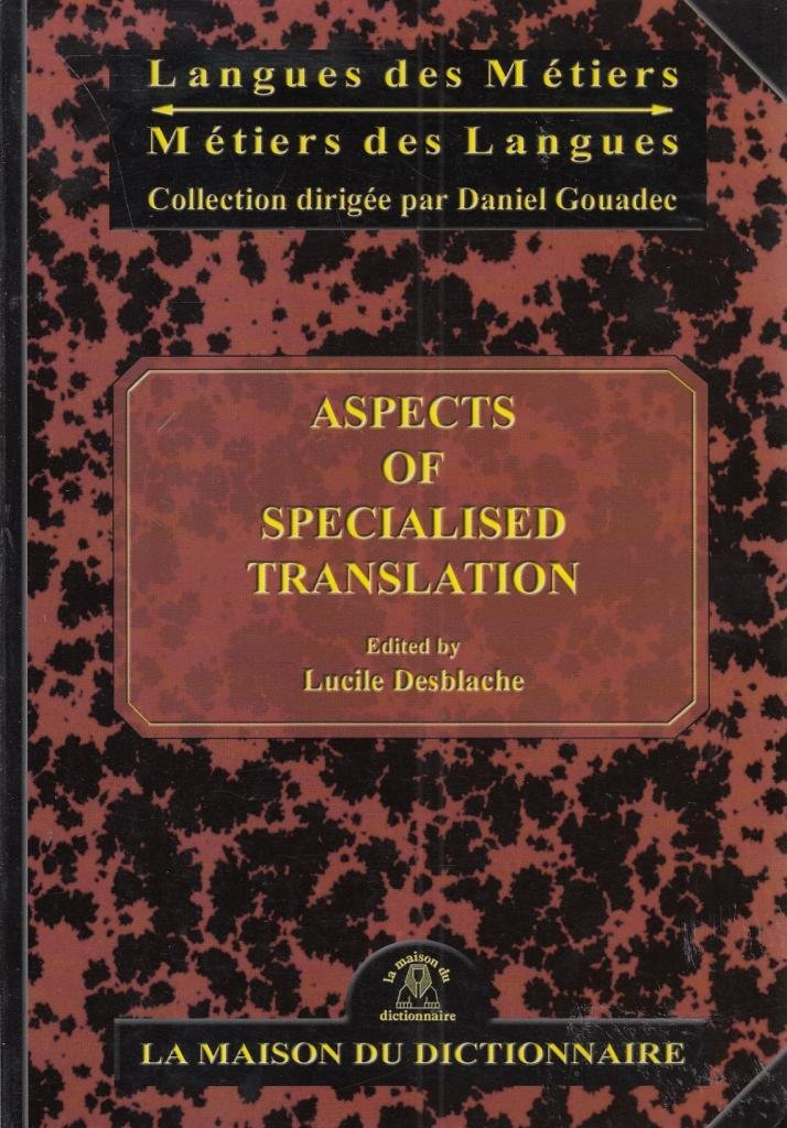 Aspects of specialised translation book