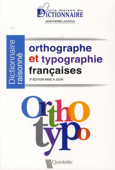 Orthotypo : orthographe & typographie françaises Foreign Languages ​​& Dictionaries