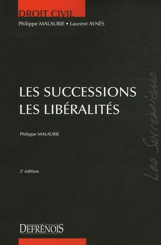 Les successions Les libéralités book