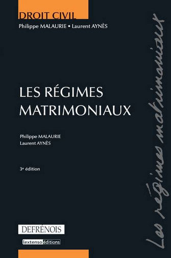 Les régimes matrimoniaux book