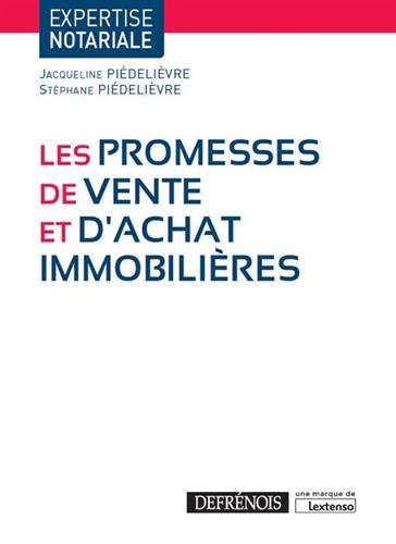 Les promesses de vente et d'achat immobilières Law