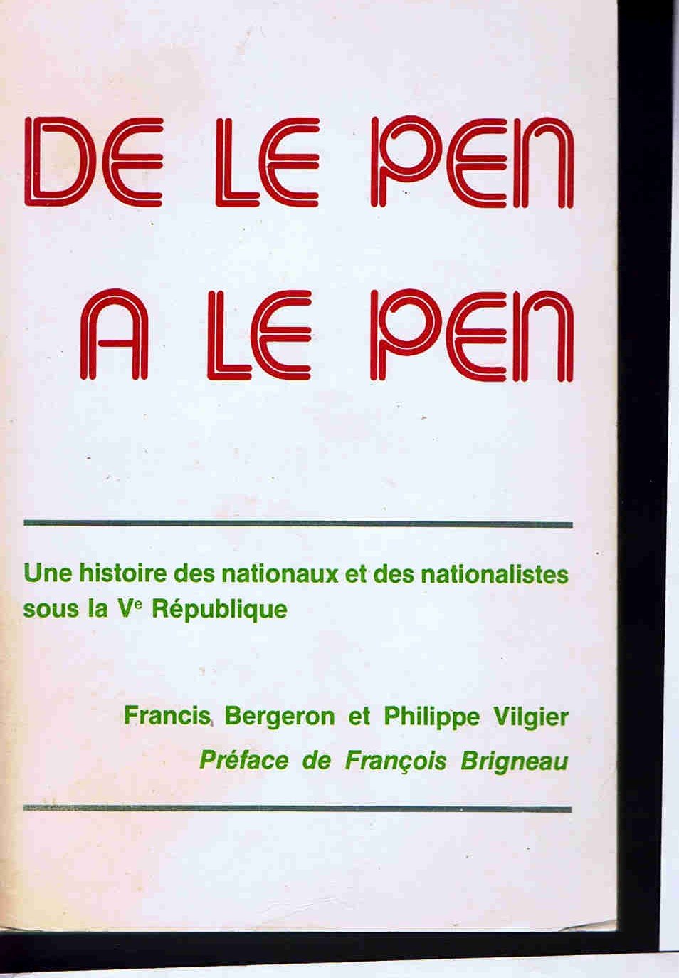 De Le Pen à Le Pen Books