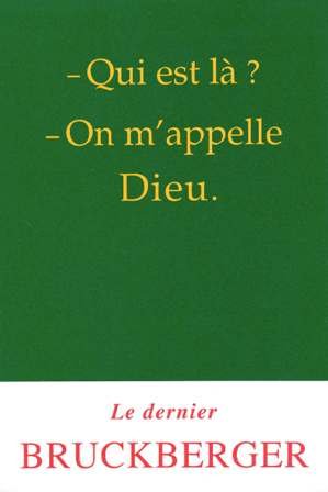 Qui est là ? On m'appelle Dieu Religion & Esotericism