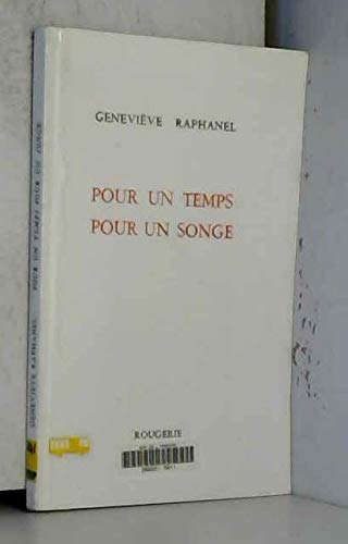 Product Image: Pour un temps, pour un songe
