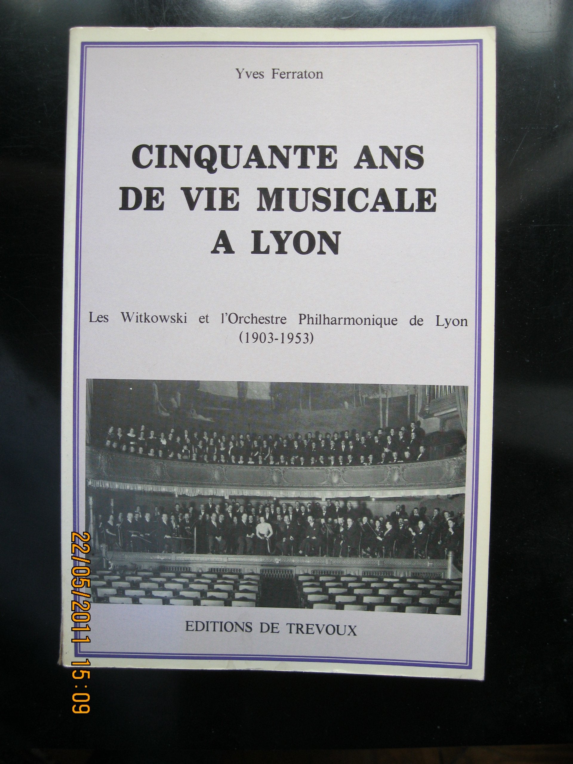 Cinquante ans de vie musicale à Lyon book