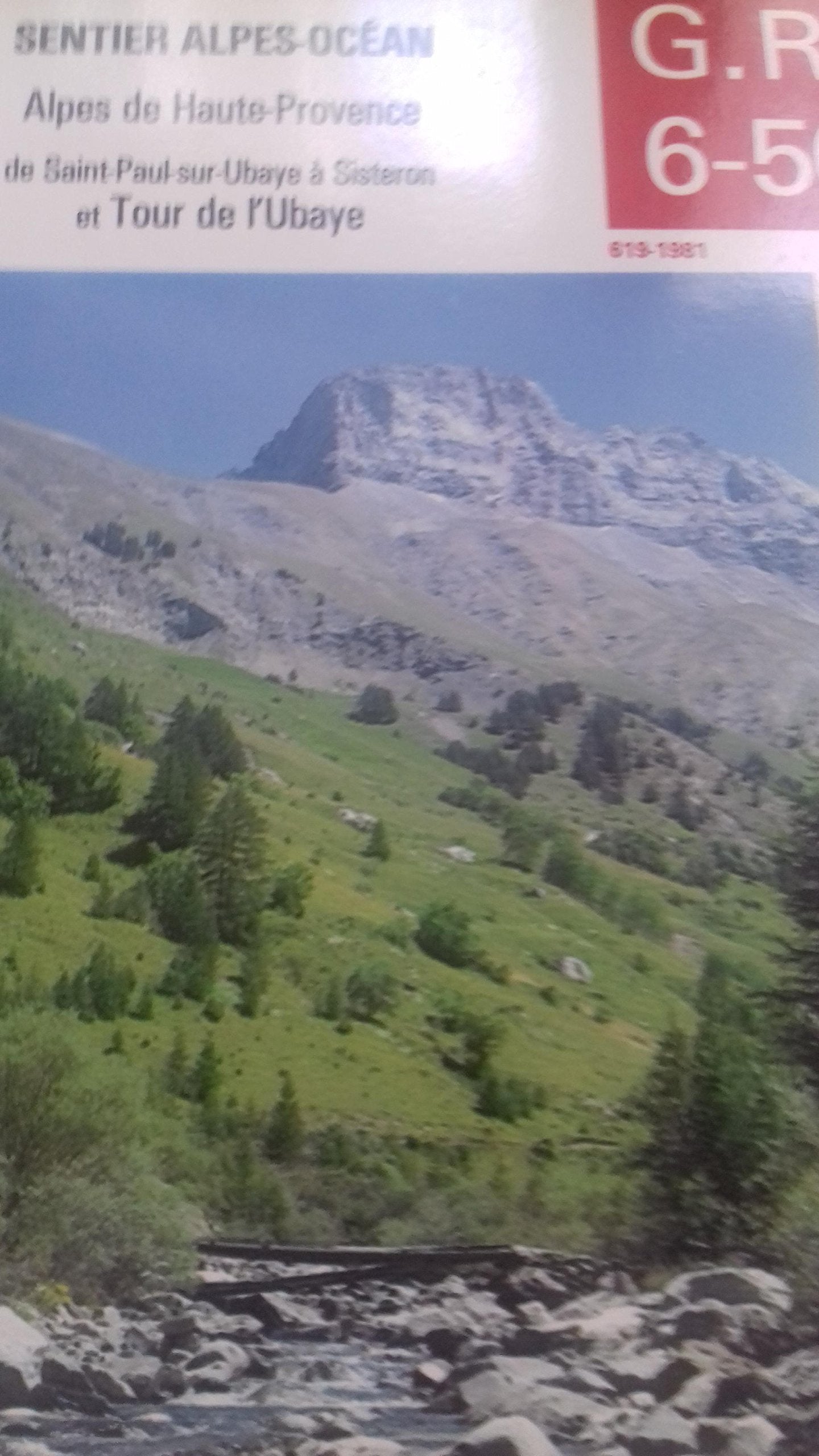 G.R. Grande randonnée 6-56 +six-cinquante-six : Sentier Alpes-Océan, Alpes-de-Haute-Provence, G.R. 6, de Saint-Paul-sur-Ubaye à Sisteron, G.R. 56, tour de l'Ubaye book