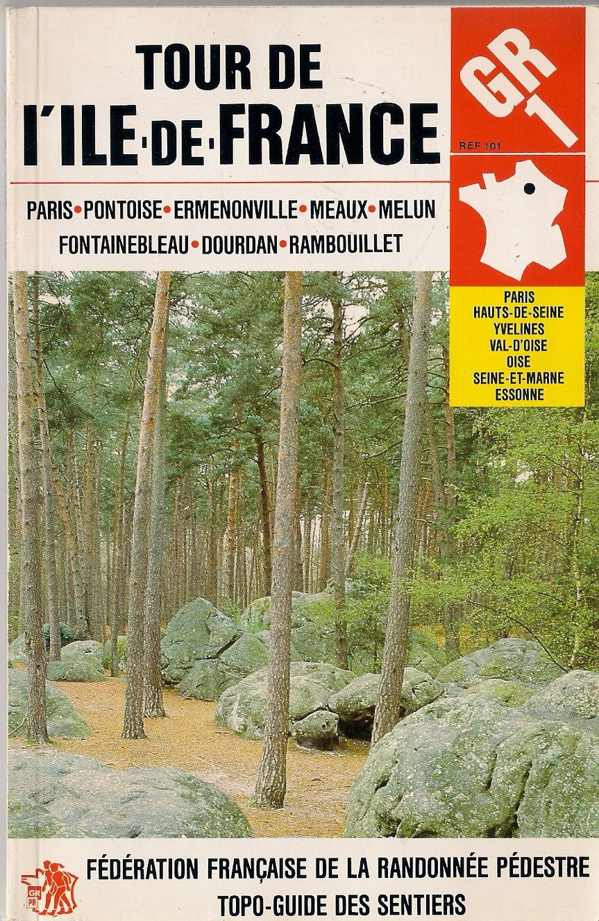 Gr 1, 1 a-b-c-d, tour de l'ile-de-France... book