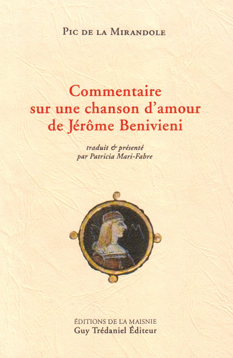 Commentaire sur une chanson d'amour de Jérôme Benivieni International