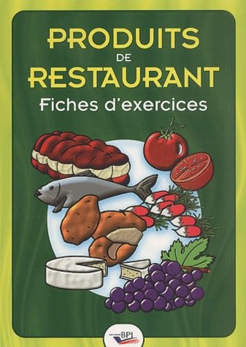 Produits De Restaurant. Fiches D'Exercices book