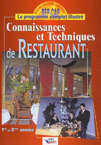 Connaissances et techniques de restaurant: 1ère et 2ème année Books