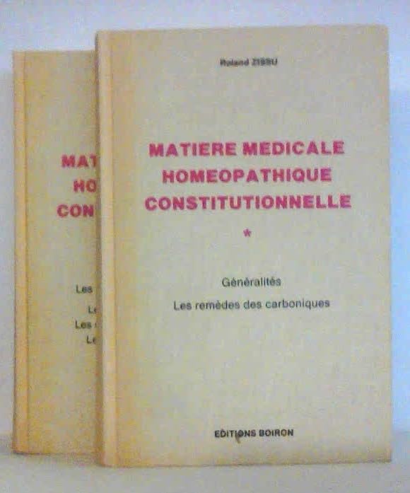 Matière médicale homéopathique constitutionnelle book