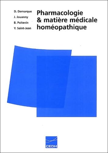 Pharmacologie et matière médicale homéopathique Books