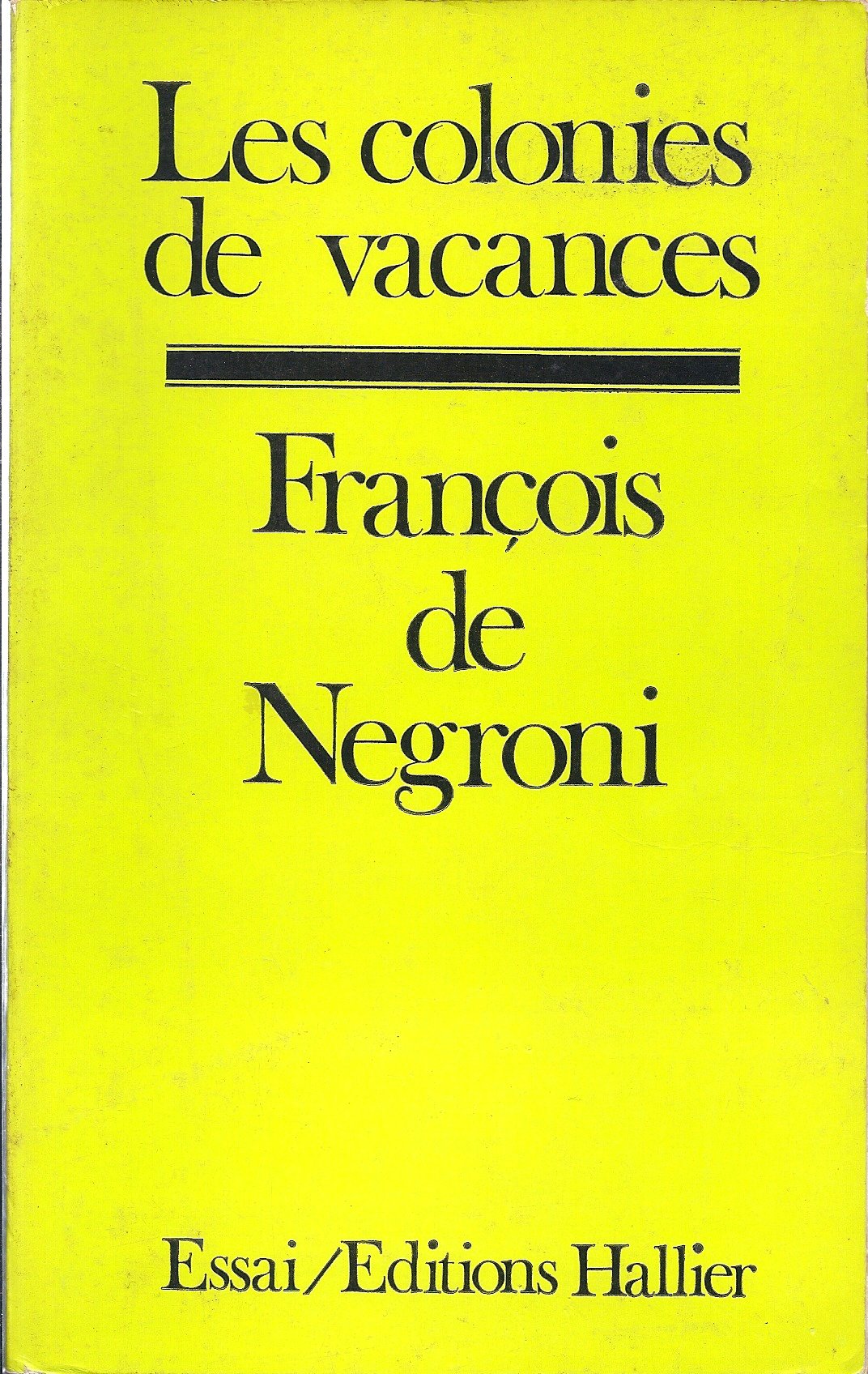 Les colonies de vacances Books
