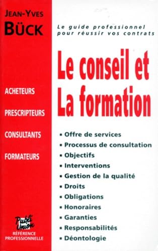 Le conseil et la formation Books