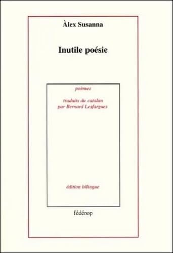 Inutile poésie book