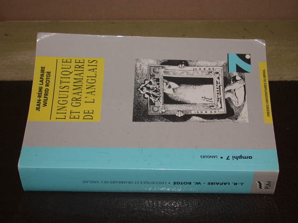 Linguistique et grammaire de l'anglais Books