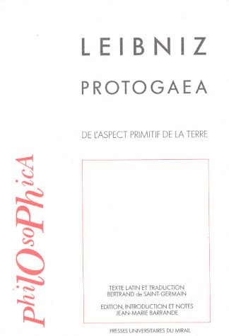 Protogaea de l'aspect primitif de la terre book