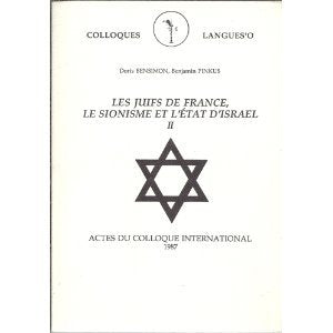 Les Juifs de France, le sionisme et l'Etat d'Israël : actes Books