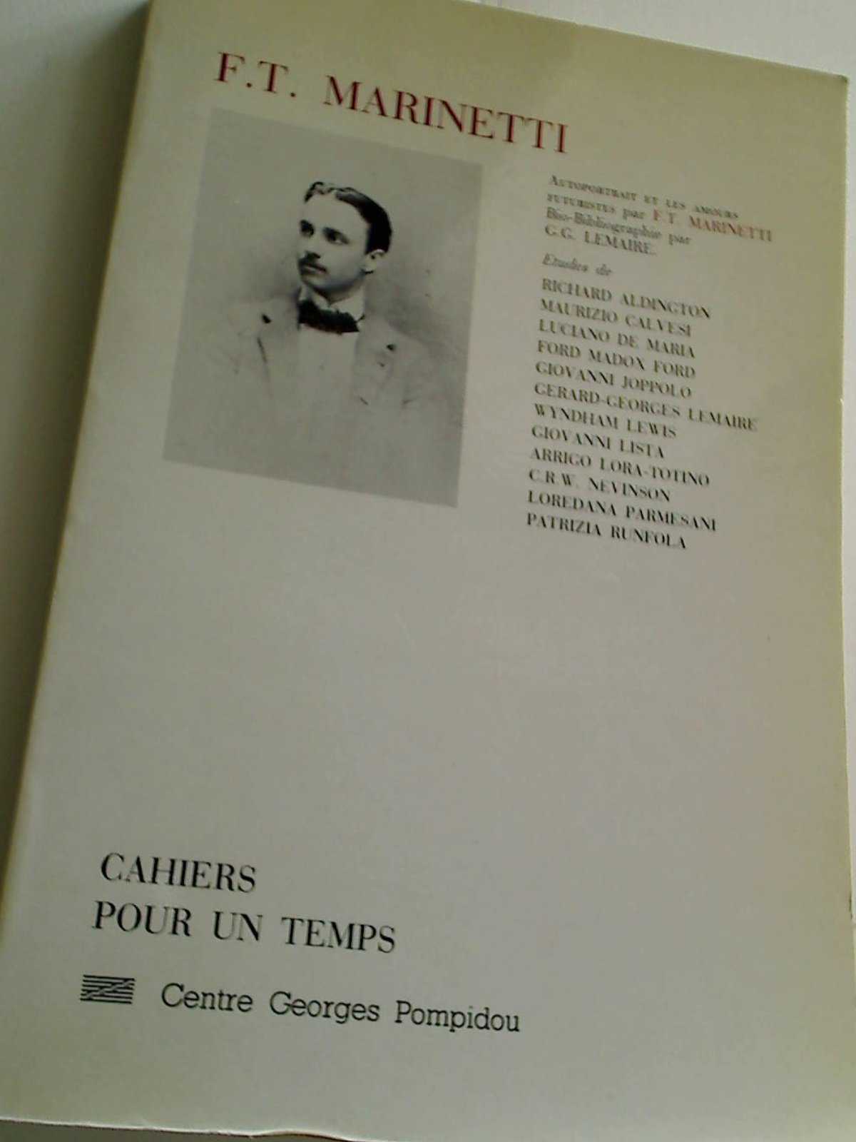 F.-T. Marinetti book