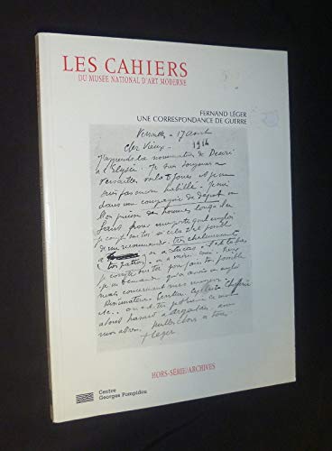 Fernand Leger: Une Correspondance de Guerre (Cahiers Hors S.: Archives) Film, Art & Culture