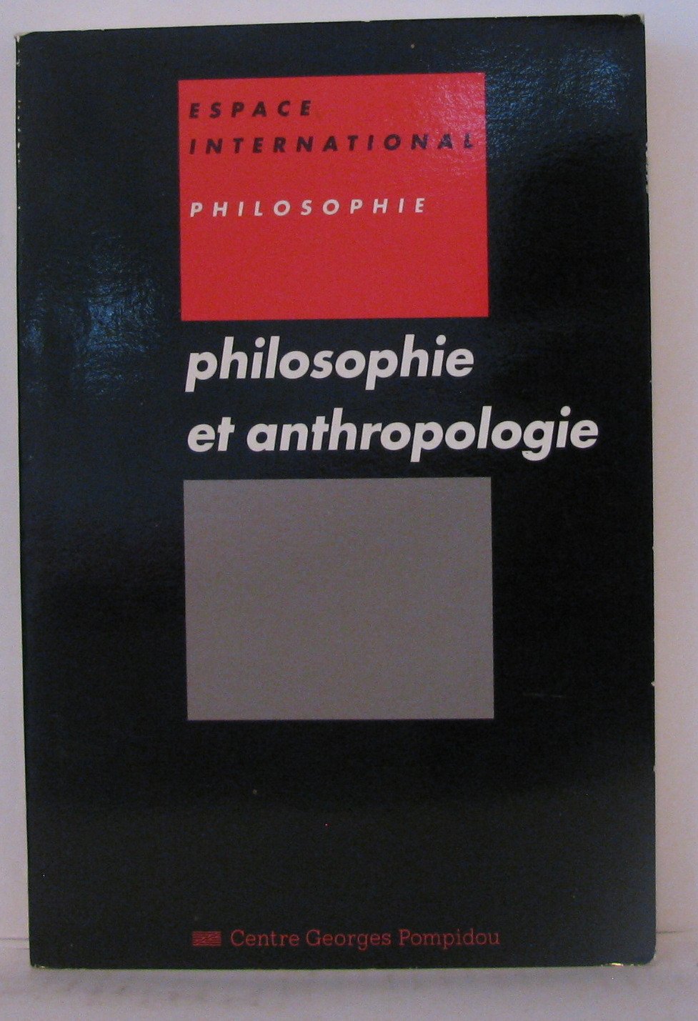 Philosophie et anthropologie - espace seminaire Books