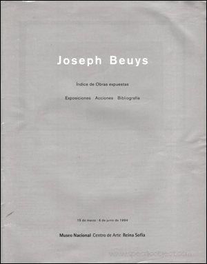 Joseph Beuys: Centre Georges Pompidou, [Paris, 30 juin-3 octobre 1994 Film, Art & Culture