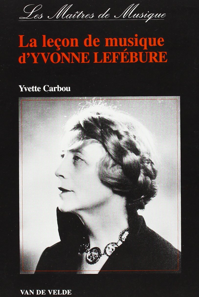 La leçon de musique d'Yvonne Lefébure Sheet Music