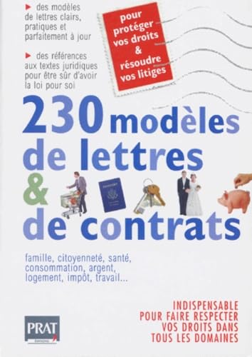 230 Modeles De Lettres Et De Contrats. Edition 1998 book
