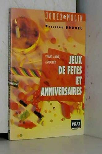 Jeux de fetes et d anniversaires book
