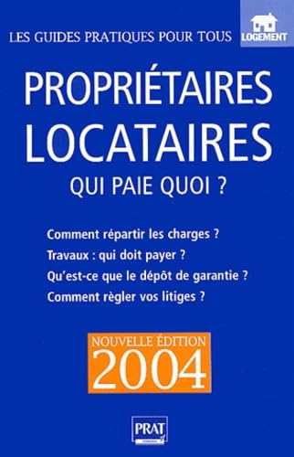 Propriétaires - Locataires 2004 book