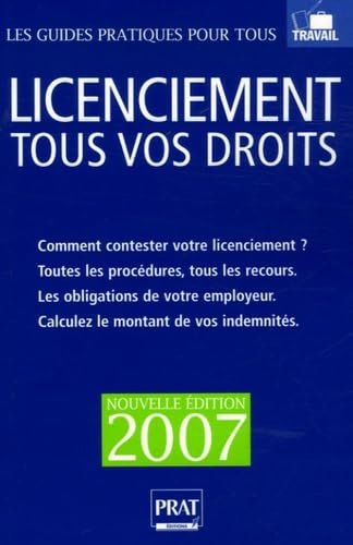 Licenciement: Tous vos droits book
