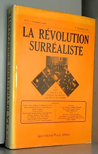 La Révolution surréaliste (1924-1929) book